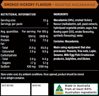 Macadamias - Smoked Hickory