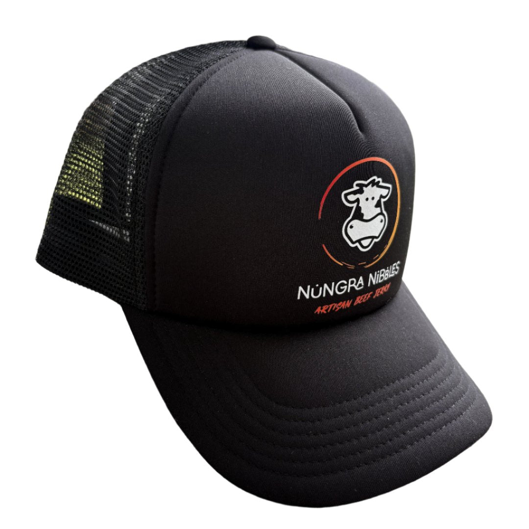 Black Trucker Cap