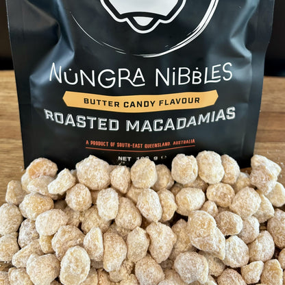 Butter Candy Flavour Macadamias 100g