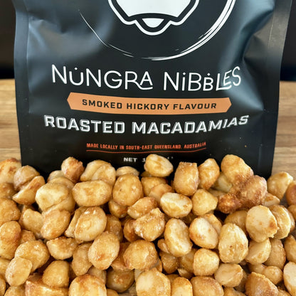 Smoked Hickory Flavour Macadamias 100g