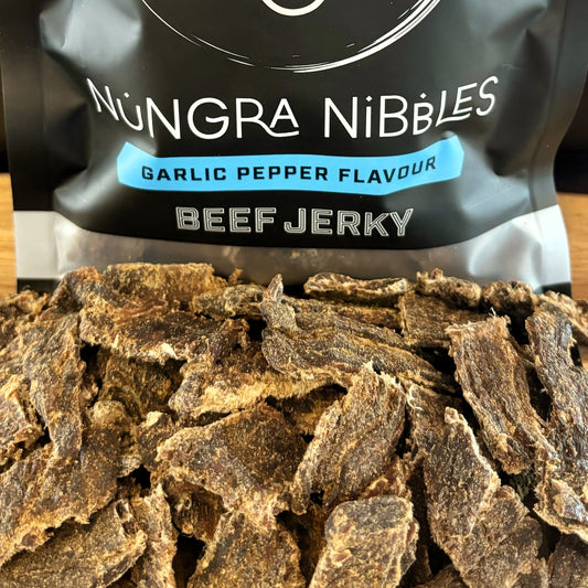 Garlic Pepper Flavour Beef Jerky