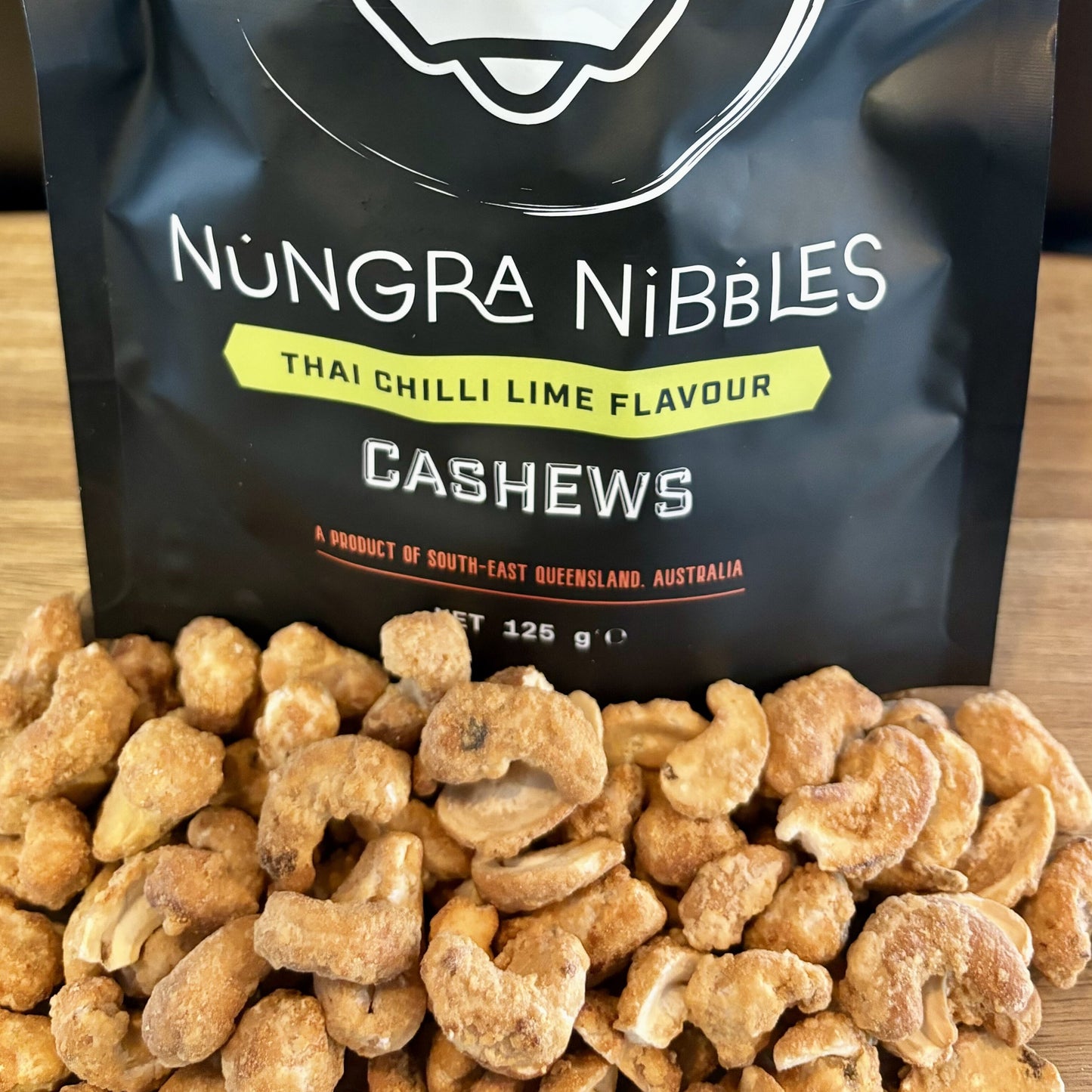 Thai Chilli Lime Flavour Cashews 125g